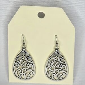 Elegant Silver Teardrop Earrings  🎁BOGO🎁 On Earings with Gift Symbol🎁